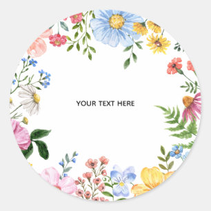 Profile Card Classic Round Sticker