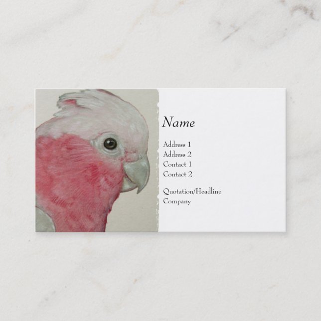 Profile Card - Cockatoo (Front)