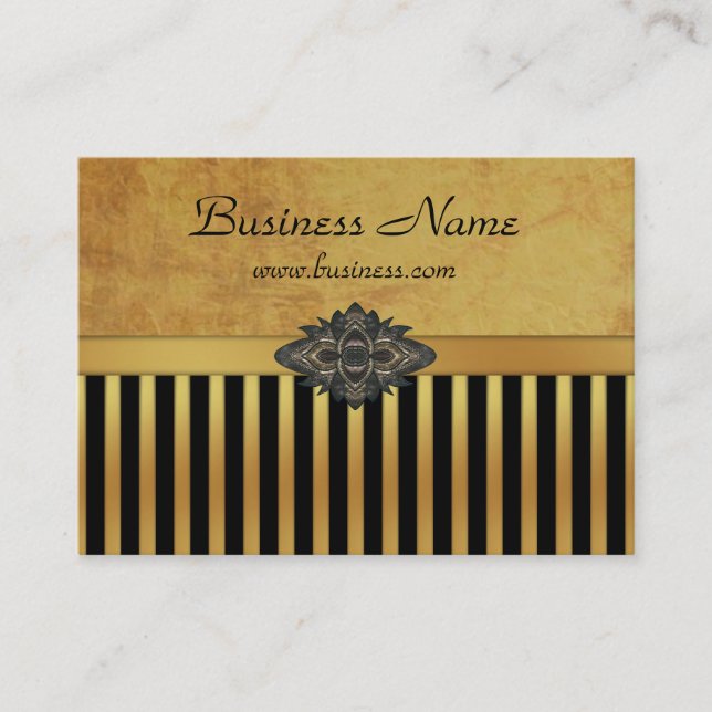 Profile Card Gold Black Stripe 2 (Front)