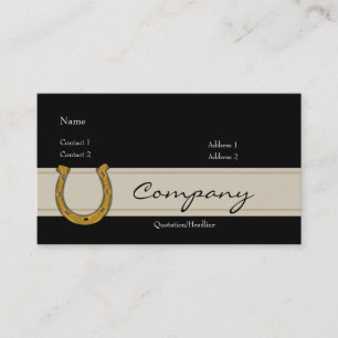 Profile Card - Lucky Horseshoe