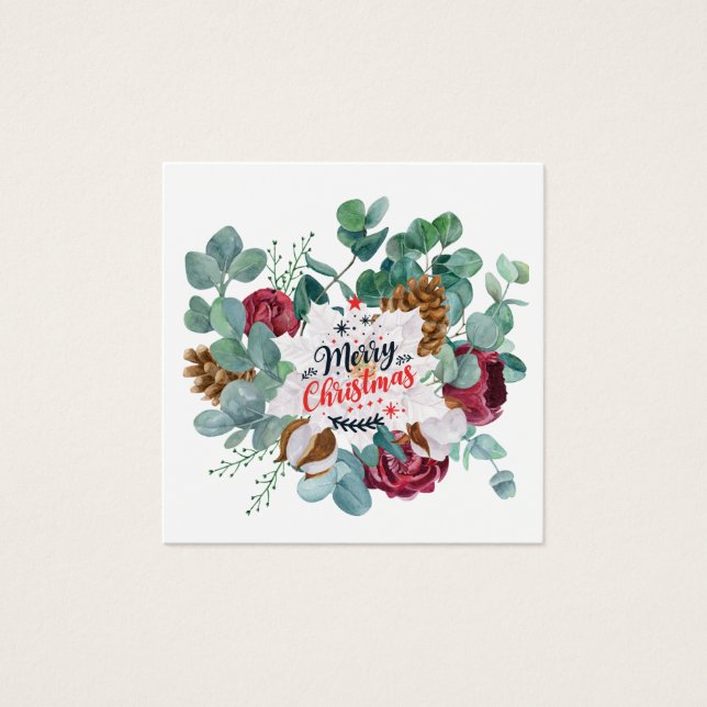 Profile Card,Square Size Profile Card, 2.5" x 2.5" (Front)