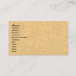 Profile Card Template - Swirled Suns