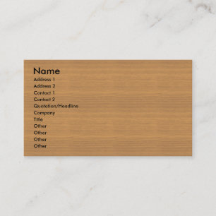 Profile Card Template - Woodgrain Texture