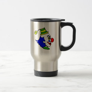 Profile Clown Head Travel Mug