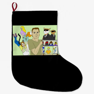 profile large christmas stocking