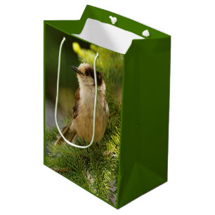 Profile of a Cute Grey Jay / Whiskeyjack Medium Gift Bag