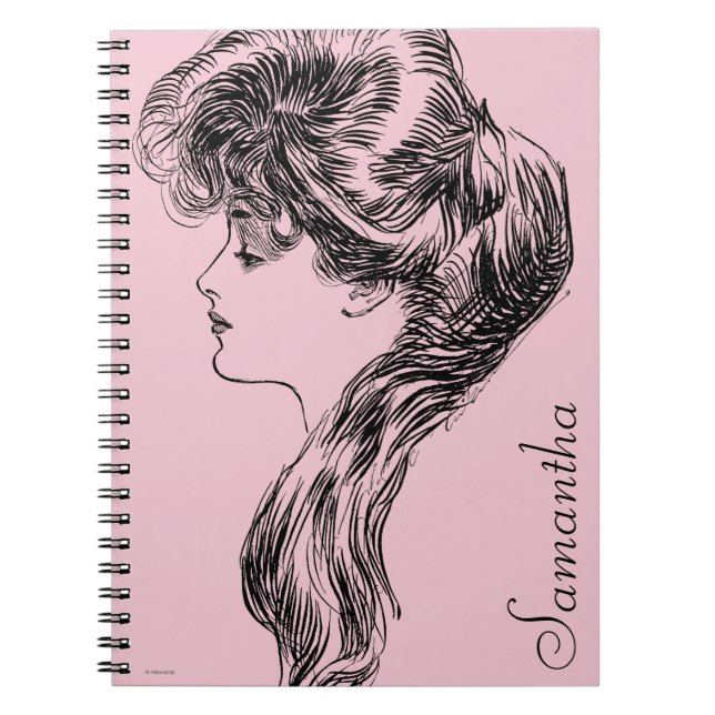 Profile Of A Gibson Girl, 1903 Notebook (Front)
