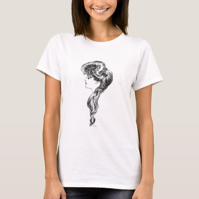 Profile Of A Gibson Girl, 1903 T-Shirt (Front)