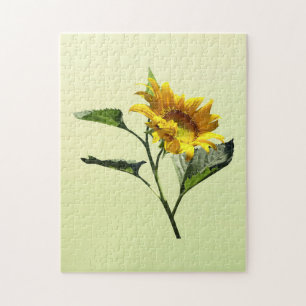 Profile of a Sunflower Jigsaw Puzzle