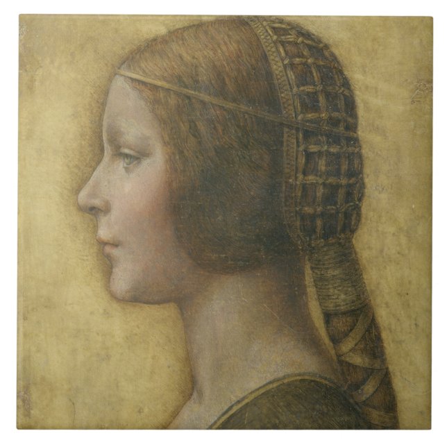 Profile of a Young Fiancee Tile (Front)