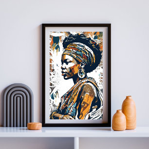 Profile of Ancestral Grace Poster