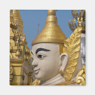 Profile Of Buddha Statue Magnet
