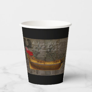 Profile Painting of Ship Jersey Paper Cups