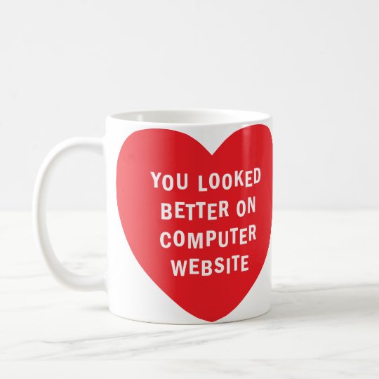 profile photo reality (mug) right-handed only coffee mug