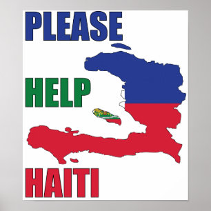 Profits to - Please help Haiti Poster