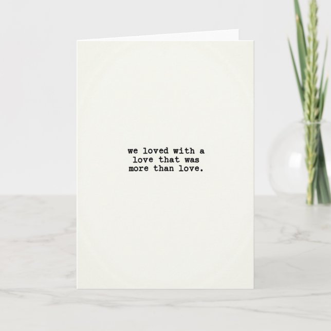 Profound Love Card (Front)