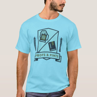 Profs & Pints men's- crest front T-Shirt