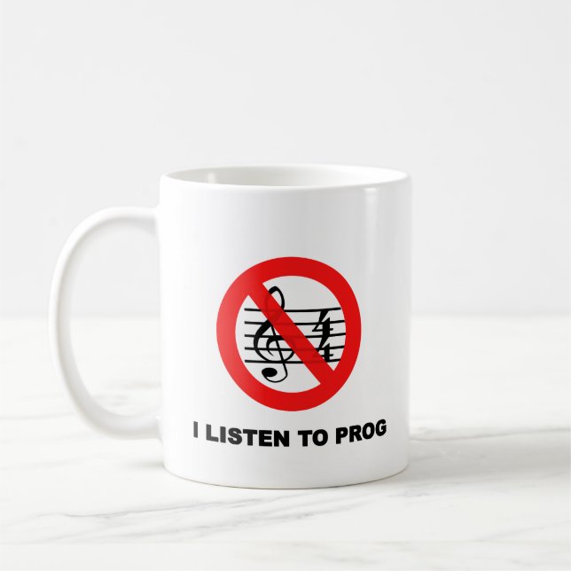 Prog Rock coffee mug (Left)