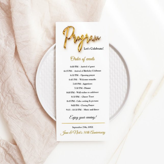 Program - 3d Gold Tex Minimalist Design Menu (Creator Uploaded)