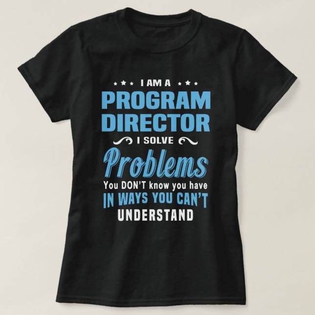 Program Director T-Shirt (Design Front)