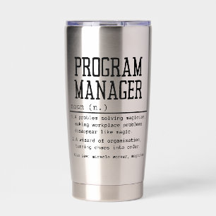 Program Manager Insulated Tumbler