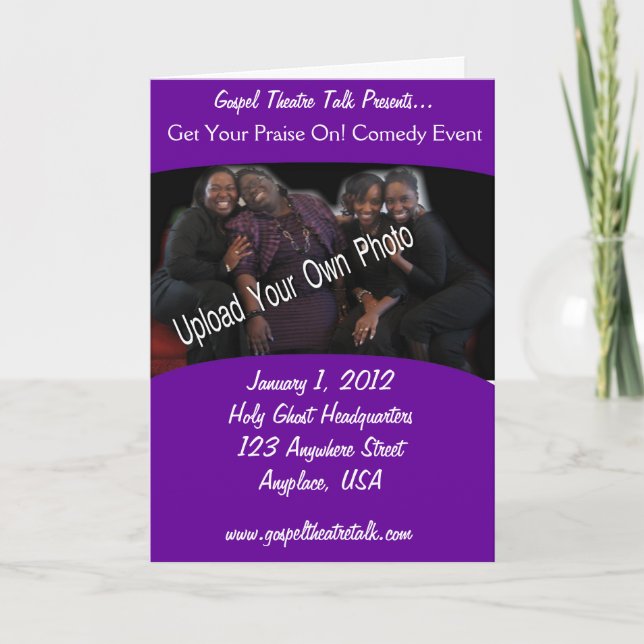 Program: Purple Fill In the Blank Programme (Front)