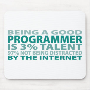 Programmer 3% Talent Mouse Mat
