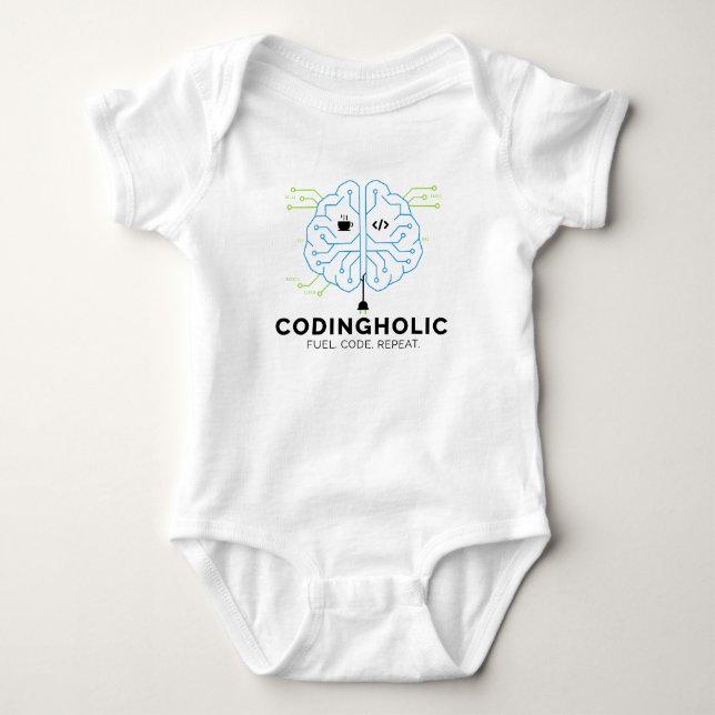 Programmer Baby Shower Gift | Geek Infant Bodysuit (Front)
