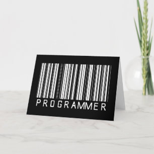 Programmer Bar Code Card