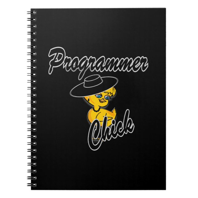 Programmer Chick #4 Notebook (Front)