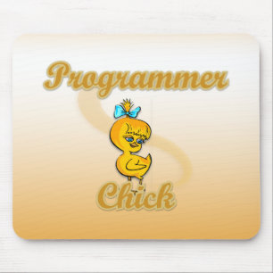 Programmer Chick Mouse Mat