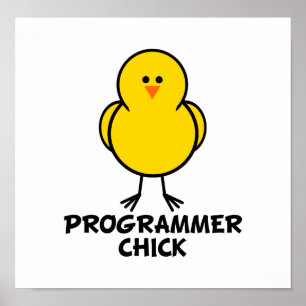 Programmer Chick Poster