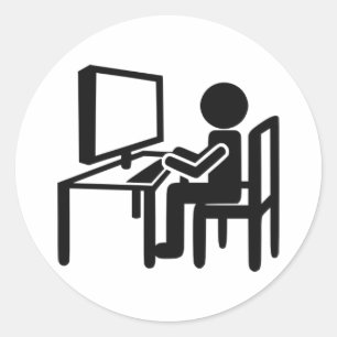 Programmer Classic Round Sticker