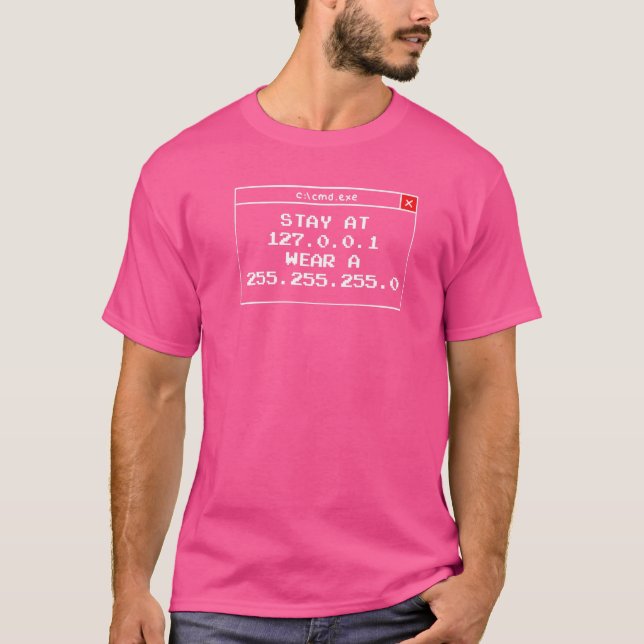 Programmer Code Binary Coding Computer Hacker Geek T-Shirt (Front)