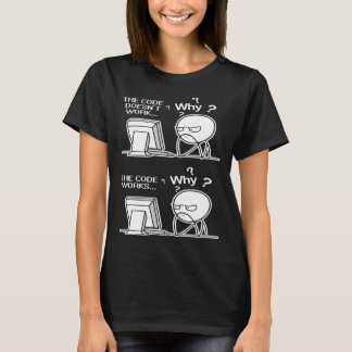 Programmer Code Works Why Meme T-Shirt