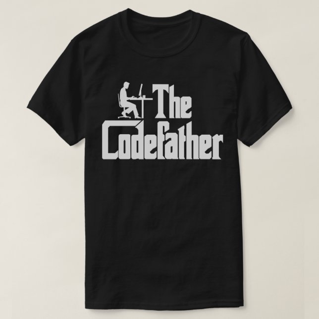 Programmer Codefather Software Engineer Hackers Co T-Shirt (Design Front)