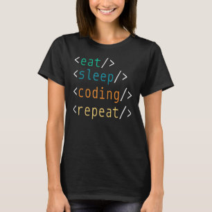 Programmer Coder Computer Nerd Coding Programming T-Shirt