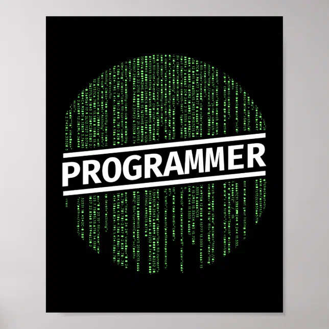 Programmer Coding Poster | Zazzle