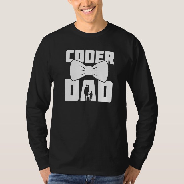 Programmer Dad Developer Software Coder Programmin T-Shirt (Front)