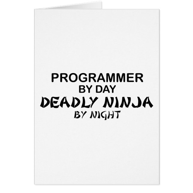 Programmer Deadly Ninja by Night (Front)