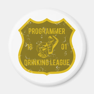 Programmer Drinking League Magnet