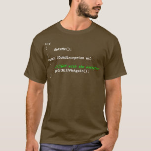 Programmer Exception code T-Shirt