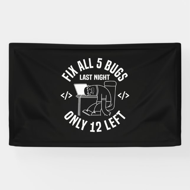 Programmer Fix All 5 Bugs Banner (Horizontal)