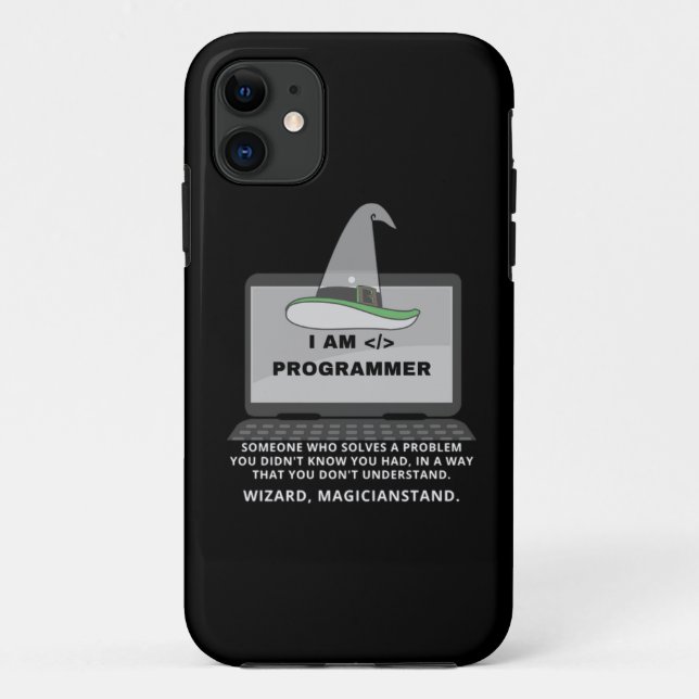Programmer Funny Definition Case-Mate iPhone Case (Back)
