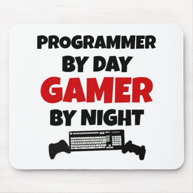 Programmer Gamer Mouse Mat (Front)