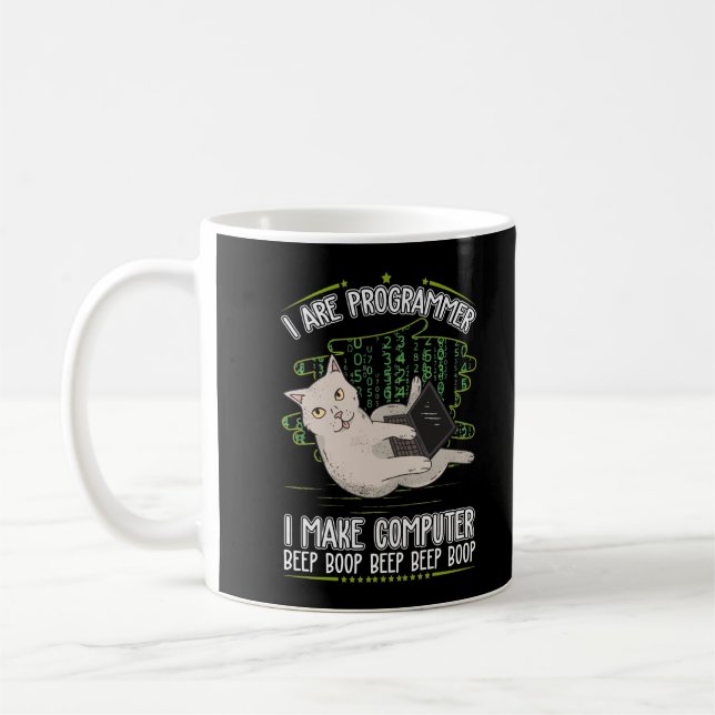 Programmer humour computer science coffee mug (Left)