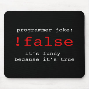 Programmer joke mouse mat