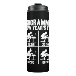 Programmer New Year's Ever Thermal Tumbler