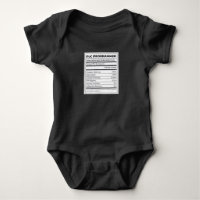 PROGRAMMER NUTRITION FACTS LABEL