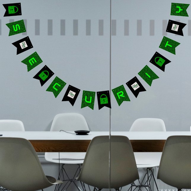 Programmer or IT Security - Computer Code Padlock Bunting (Creator Uploaded)